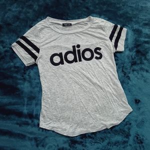 🌵3 for $30🌵 'Adios' Racer Stripe Tee